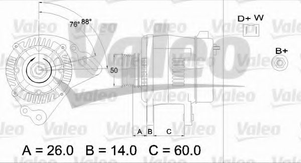 VALEO 436363 Alternator